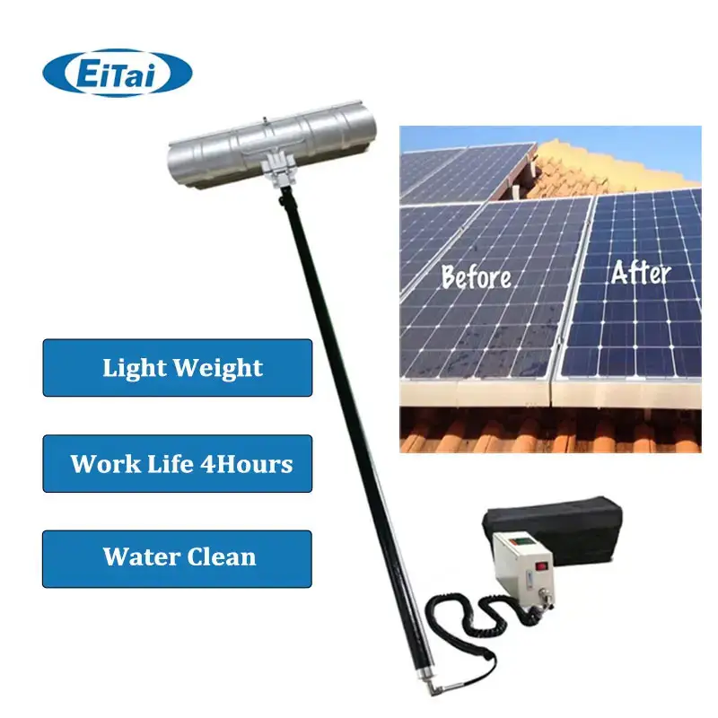 Eitai Einfach zu bedienende Reinigungs maschinen 3.6M 5.4M 7.2M Solar panel Rotierender Bürsten wasch service