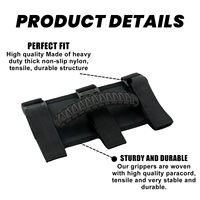 NEWWIND Poignée de ceinture tressée pour chariot à roue de porte intérieure avec boucle pour camions Jeep Wrangler JK