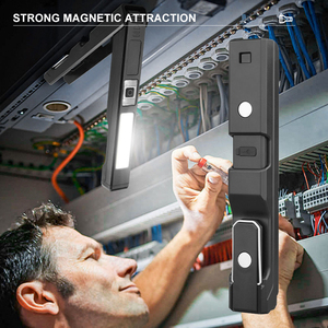 Lampe de travail multifonctionnelle COB à <span class=keywords><strong>LED</strong></span> pliante avec règle Lampes d'inspection magnétiques sans fil Lampes de travail pour ateliers de réparation de voitures - Product Image 5