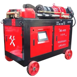 fully automatic rebar thread machine electric bar threading machine rebar rib peeling and threading machine