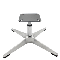 Base de chaise pivotante réglable en hauteur au design contemporain Zhunxing A401, pièces en alliage d'aluminium pour chaise de bureau et de loisirs