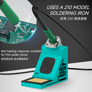 Station de soudage et de dessoudage FR4 RF-H10 HotSale SMD BGA 2-en-1 avec <span class=keywords><strong>fer</strong></span> à <span class=keywords><strong>souder</strong></span> et pistolet à air chaud <span class=keywords><strong>pour</strong></span> réparation et soudage - Product Image 5