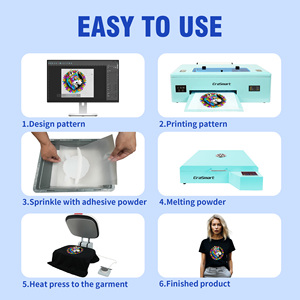 For New <b>A3</b> 33cm Automatic DTF <b>Printer</b> with 1 Year Warranty PET Film for T-Shirt Printing - Product Image 2