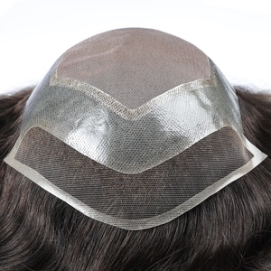 Mono and NPU Base <b>Toupee</b> for Men Hair System - Product Image 1