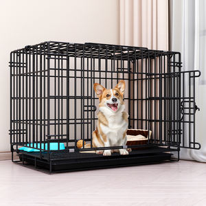 Fabrika kaynaklı Metal köpek kafesi Pet tel köpek kafesleri evcil hayvan sandığı ev tel örgü köpek kafesi - Product Image 2