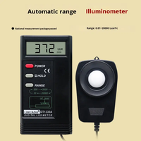 Illuminomètre DT1330A, photomètre haute précision, mesureur de luminosité numérique, testeur d'éclairement, ingénierie d'installation