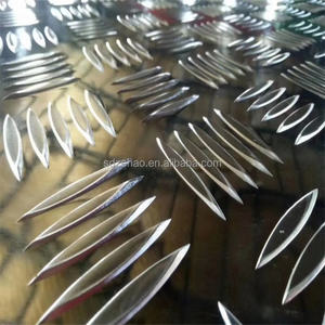 고강도 패턴 알루미늄 합금 플레이트 300x500mm 2mm 두꺼운 다이아몬드 디자인 산업 바닥 미끄럼 방지 절단 용접 - Product Image 6