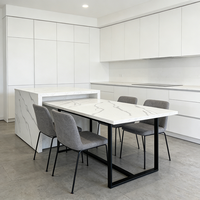 Desain Model 3D Batu Kuarsa Buatan Modern Terlaris di Amerika, Tahan Panas dan Tahan Aus untuk Meja Dapur