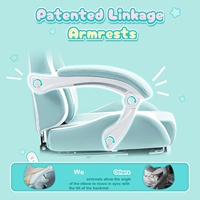 Chaise de bureau pivotante moderne et mignonne pour le gaming, prix abordable, confortable, avec dossier réglable en hauteur, vente en gros d'usine