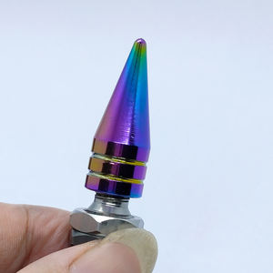 Capuchons de valve de pneu universels en aluminium 8V1 avec logo personnalisé, couleurs néochromes, pour moto et voiture - Product Image 6