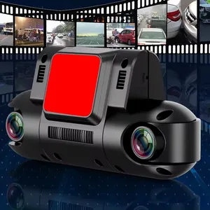 Mini voiture à l'intérieur et à l'extérieur double 1080 P Fullhd Wifi Dash Cam Parking le rôle de l'enregistreur de caméra de voiture Dvr Dashcam