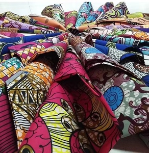 <span class=keywords><strong>Tissu</strong></span> en sergé léger 100 % <span class=keywords><strong>polyester</strong></span> à mémoire de forme, imprimé <span class=keywords><strong>wax</strong></span> africain, pour sacs de filles – Direct Usine - Product Image 2