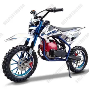 Çocuklar için kir bisiklet 49cc 50cc 4-stroke kir bisiklet elektrikli start 49cc atv 2 tekerlekler renk isteğe bağlı