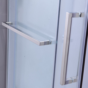 Kmry thẳng không khung tắm cửa kính bỏ qua trượt thép không gỉ phòng tắm rõ ràng Tempered Glass trượt phòng tắm - Product Image 4