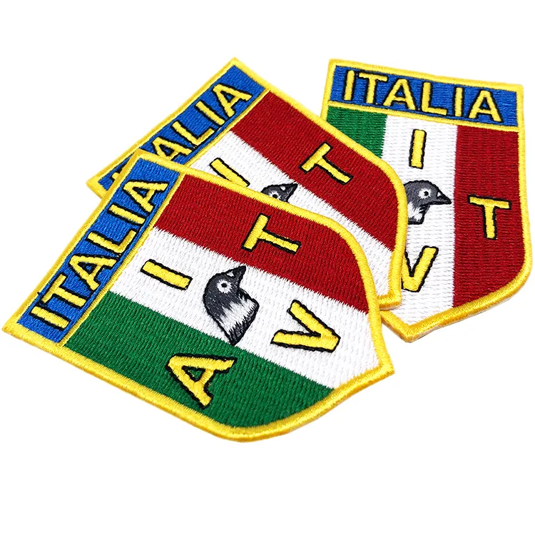 Logo de marque personnalisé, Patch de broderie à transfert thermique, Badges appliqués pour vêtements