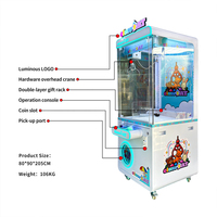 Machine de jeu d'arcade à griffes renforcée et palettisée, machine distributrice de jouets à griffes, transport maritime protégé, vente en gros