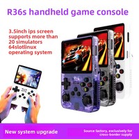 Nouvelle console portable R36S HD PS1 sans fil à double système et grand écran, idéale pour les jeux d'arcade rétro PSP et les jeux RPG transfrontaliers