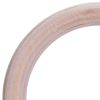 Custom Natural Wood Gym Ring Sports & Entertainment Product Wooden Climbing Hangboard Fingerboard