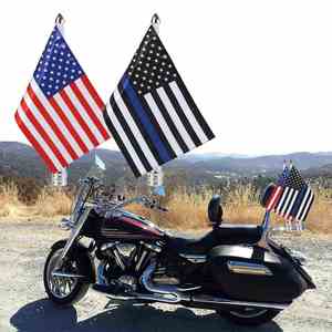 Drapeaux de moto personnalisés à sublimation numérique double face imperméables, vente chaude d'usine à prix abordable - Product Image 6