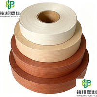 Bande de chant en PVC et ABS personnalisée, finition mate écologique pour le bord des meubles en MDF et panneaux de particules, vente en gros