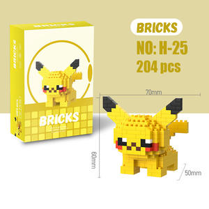 Jeux de construction Micro Block Pokémon sous licence officielle - Figurines miniatures en briques <span class=keywords><strong>à</strong></span> collectionner avec de nombreux personnages classiques de Pokémon - Product Image 4