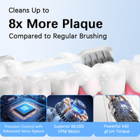 Nuevo Cepillo de Dientes Eléctrico Inteligente con Suspensión Magnética, Carga Inteligente, Resistente al Agua, Cerdas Suaves, para Parejas, IPX7, 3, 30 Días de Autonomía