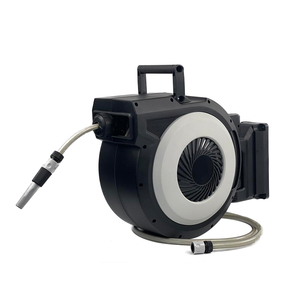 Enrouleur de tuyau d'arrosage rétractable mural automatique de 25 m pour lavage de voiture - Product Image 2