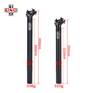 <span class=keywords><strong>Tige</strong></span> <span class=keywords><strong>de</strong></span> <span class=keywords><strong>Selle</strong></span> Suspendue en Alliage d'Aluminium Uno pour Vélo <span class=keywords><strong>de</strong></span> Montagne et <span class=keywords><strong>de</strong></span> Route 27.2/30.9/31.6*350/400mm, Tube <span class=keywords><strong>de</strong></span> <span class=keywords><strong>Selle</strong></span> Flottant Arrière - Product Image 2