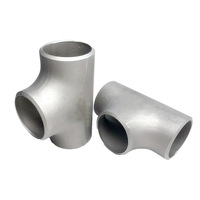 Raccord en T en acier inoxydable SS316, égal et réducteur, à souder bout à bout, avec collier de serrage fileté, raccord sanitaire en T, connecteur 3 voies ASME GB/T