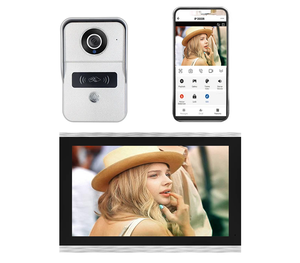 10 inch màn hình cảm ứng 2MP 1080P IP Video <span class=keywords><strong>intercom</strong></span> tuya thông minh Wifi PoE có dây RFID kiểm soát truy cập chuông cửa cho biệt thự phẳng - Product Image 6