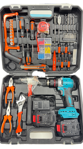 ELETORQ HYHKI101 21V Drill & <b>Screwdriver</b> <b>Set</b> With Hard Case 201 Stainless Steel OEM/ODM/OBM 1 Year Warranty Kit HYHKI101 Multi-f - Product Image 4