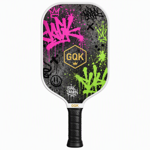 Ensemble de jeu de pickleball avec raquettes, balles, sac, kit professionnel, en fibre de verre renforcée, avec noyau épais, amortissement des vibrations, poignée anti-transpiration - Product Image 4