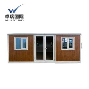 WELLUCKY 20ft 40ft Australia casa prefabricada <span class=keywords><strong>de</strong></span> acero expandible con 2 habitaciones casa prefabricada casa contenedor <span class=keywords><strong>de</strong></span> oficina expandible - Product Image 3