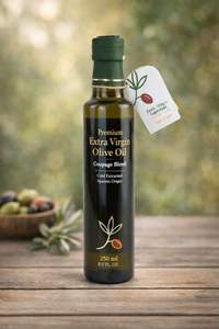 Aceite de Oliva Virgen Extra Orgánico Monovarietal Valdezarza 100% Puro Prensado en Frío 250ml Botella de Vidrio Dorica Española Premium para Exportación - Product Image 3