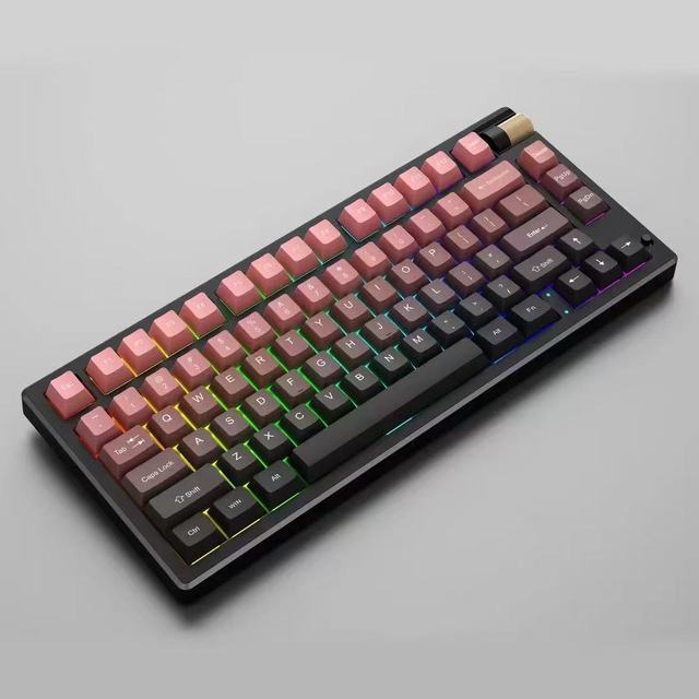 Custom Manufacturer 81-Key 2.4G BT Wired & Wireless RGB Mechanical Gaming Keyboard New Design for PC Gamers
