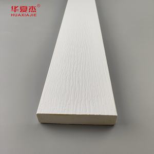 แผ่นไม้กระดานไวนิลสีขาว1in x 4in x12ft PVC ตัดโปรไฟล์กันน้ำตกแต่งที่อยู่อาศัยดีไซน์ใหม่ - Product Image 3