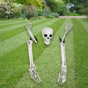 Halloween Skelet Set Tuindecoratie Rekwisieten Kunstmatig Menselijk Plastic Skelet Voor Tuin
