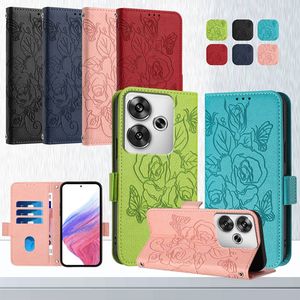 Custodia a Portafoglio in Pelle con Motivo Floreale per Xiaomi POCO F6 5G Turbo 3 14 Ultra 13 <span class=keywords><strong>Pro</strong></span> 12 Lite <span class=keywords><strong>11T</strong></span> 11 con Protezione RFID - Product Image 2