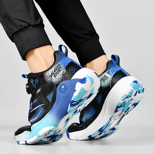 Chaussures de basket-ball pour hommes de haute qualité, style sportif, chaussures de marche pour étudiants, baskets pour garçons, antidérapantes et respirantes - Product Image 5