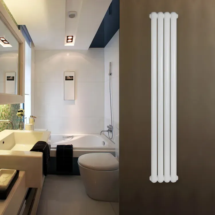 BODE 하이 퀄리티 도매 온화한 강철 백색 디자이너 난방 라디에이터 중앙 난방 기둥 2 라디에이터