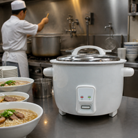Cuiseur à riz commercial avec cuve intérieure antiadhésive ou en aluminium en option pour restaurant et cantine