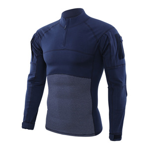 Logotipo personalizado para <span class=keywords><strong>hombre</strong></span> Rana desgaste botón al por mayor negro Multicam asalto combate Polo ropa táctica camisetas para hombres de <span class=keywords><strong>manga</strong></span> <span class=keywords><strong>larga</strong></span> - Product Image 4