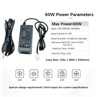 Adaptateur secteur MYIXI 100-240V entrée, 6V/9V/12V/26V/115V/120V sortie, 2500mA, en matériau PC pour PC
