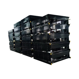 고정식 보딩 브리지 유압 로딩 램프 6-10톤 신차오웨 DCQG8-0.7 2000x2000mm 창고 트럭 컨테이너 적재용 - Product Image 1