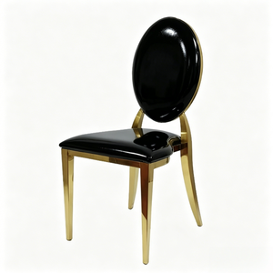 Chaises de banquet en acier inoxydable <span class=keywords><strong>pour</strong></span> événements, mariages et hôtels – Vente en gros à prix réduit - Product Image 4