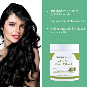 Mascarilla Capilar Profesional de Queratina Herbal Orgánica con Aceite de Álamo para Cabello Seco/dañado - Crema Hidratante y Reparadora - Product Image 5