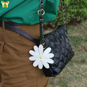 Borsa da donna con ciondoli in pelle di Fashion in pelle sintetica borsa ciondolo portachiavi accessori