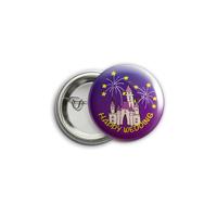 Bouton à épingle en métal de haute qualité Chine produit Offre Spéciale 25mm rond 1 pouce insigne de bouton à épingle personnalisé