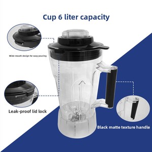 <span class=keywords><strong>BARBOSA</strong></span>/<span class=keywords><strong>BARBOSA</strong></span> Machine à lait de soja commerciale 6L 7L, Lame de coupe dédiée, Mixeur haute vitesse, Machine à granita, Accessoires pour planche à découper - Product Image 2