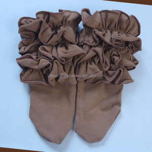 Bán Buôn 0-16 Năm Tuổi Trẻ Sơ Sinh Bé Mắt Cá Chân Vớ Cotton Vải Đa-Màu Rắn Ruffle Vớ Cho Trẻ Em Bé Cô Gái - Product Image 3